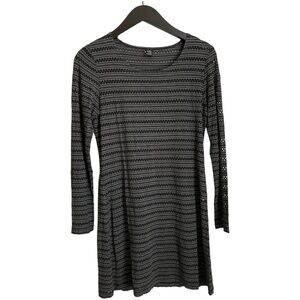 Only Hearts NYC Helena Stuart Dress Size Small Black Gray Dress